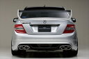 Mercedes Benz C-class W204 (07〜11y) Sports Line D.T.M SPORTS MUFFLER(OVAL120W×2) C200用 要溶接