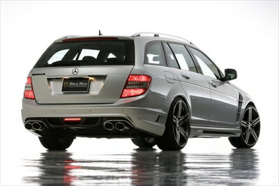 Mercedes Benz C-class W204 Stationwagon (08y〜11y) Sports Line Black Bison D.T.M SPORTS MUFFLER (OVAL117W×2) C200用・要溶接