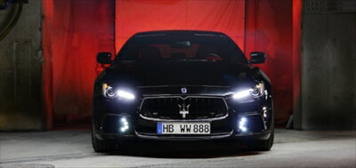 MASERATI GHIBLI (2013〜) SPORTS LINE BLACK BISON EDITION フロントハーフスポイラー 塗装済み