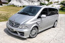 MERCEDES BENZ V-CLASS W639 Sports Line Black Bison Edition For ~’11y (’12y LOOK 変身KIT) SIDE STEP SHORT用(2)
