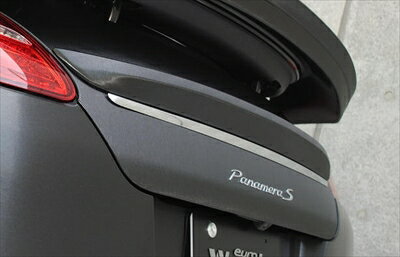 PORSCHE Panamera TRUNK SPOILER 塗装取付込