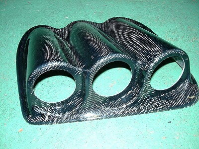 ランサーエボ 7-9 CT9A カーボン3連メータフード