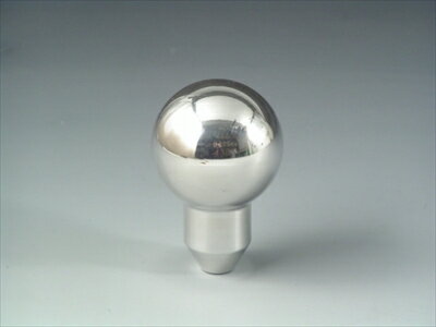 ロードスター NC 丸型ATシフトノブ (ポリッシュ) 合皮レザーブーツ付 ブラック＆ブラックステッチ