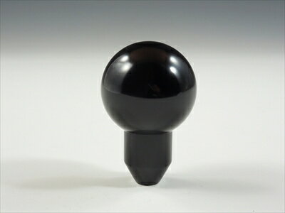 ロードスター NC 丸型ATシフトノブ (ブラック) 本皮レザーブーツ付 ブラック＆ブルーステッチ