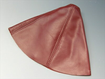 ロードスター NC2 サイドブレーキブーツ 本皮製 レッド/レッドステッチ