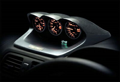 トリプルメーターフード GD# 内装飾塗装仕上げ　カーボン