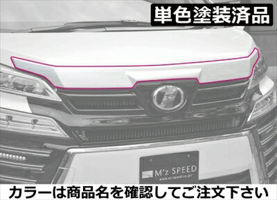 ヴェルファイア 30系 後期 Zグレード GRACE LINE フードトップモール FRP製 塗装済 ブラック(202)