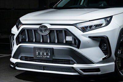 RAV4 MXAA54/AXAH54 LUV LINE フロントハーフスポイラー LED付属 素地