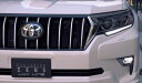 ランドクルーザー プラド 150系 後期 LUV LINE フロントグリル カメラ無し車用 FRP製 塗装済 ブラック(202) 取付込(2)
