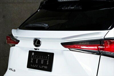 LEXUS NX300(AGZ)/300h(AYZ) 後期 LUV LINE リアゲートウイング 塗装済 ホワイトノーヴァガラスフレーク/083