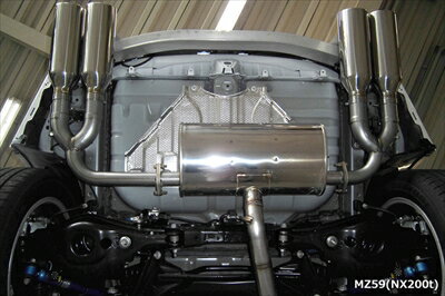 LEXUS NX エキゾーストシステム 左右4本出し 200t/300 2WD/4WD用 (MZ59)ガソリン車用（8AR-FTS） 取付込