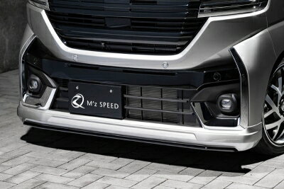 MK54S スペーシアカスタム GRACE LINE フロントハーフスポイラー メーカー塗装品 ZVR ピュアホワイトパ..