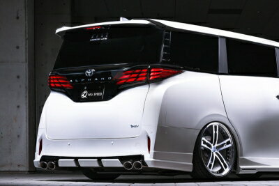 40 アルファード GRACE LINE リアゲートスポイラー AES製 カーボン柄 取付込