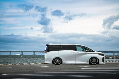 40 ヴェルファイア GRACE LINE サイドステップ ABS製 グロスブラック 取付込