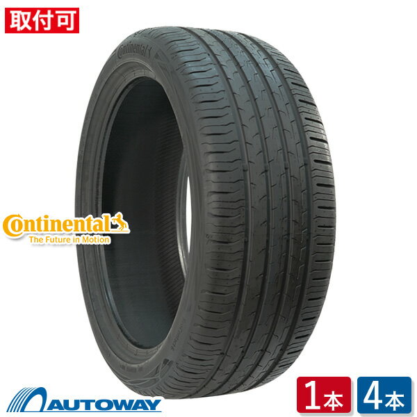 【P10倍！6/18】【取付対象】CONTINENTAL (Continental) EcoContact 6 205/55R16 91W (205/55/16 205-55-16 205/55-16) サマータイヤ 夏タイヤ 単品 2本 4本 16インチ