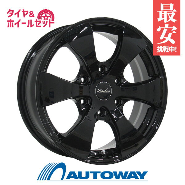 【P10倍！5/18 12:00-23:59】【取付対象】215/60R17 サマータイヤ タイヤホイールセット KIRCHEIS VN 17x6.5 +48 139.7x6 BLACK + MAXIMUS M1(LT) 【送料無料】 (215/60/17 215-60-17 215/60-17) 夏タイヤ 17インチ 4本セット