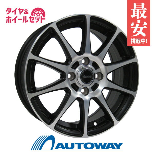 【取付対象】【2023年製】165/55R15 スタッドレスタイヤ タイヤホイールセット NANKANG ナンカン AW-1スタッドレス + Advanti ER-ADVANTI FALTIMA 15x4.5 +43 100x4 MBP 【送料無料】 （165/55/15 165-55-15) 冬タイヤ 15インチ 4本セット