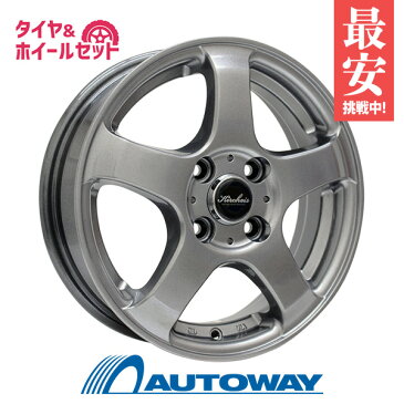 155/70R13 サマータイヤ タイヤホイールセット 【送料無料】KIRCHEIS S5 13x4.0 +42 100x4 METALLIC GRAY + EMI ZERO HP （155-70-13 155/70/13 155 70 13)ミネルバ 夏タイヤ 13インチ 4本セット 新品