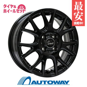 175/65R14 サマータイヤ タイヤホイールセット 【送料無料】 Verthandi YH-M7 14x5.5 38 100x4 BLACK + MINERVA EMI ZERO HP 175/65R14 82T (175/65/14 175-65-14) 夏タイヤ 14インチ