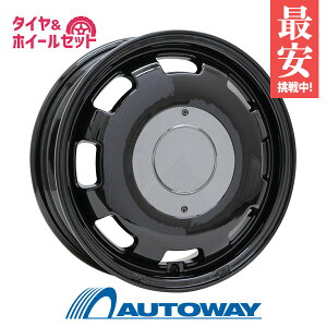 【取付対象】155/65R14 サマータイヤ タイヤホイールセット LUMACA MODEL-1 14x4.5 +45 100x4 BLACK + TERRATOURA A/T.RWL 【送料無料】 (155/65/14 155-65-14 155/65-14) 夏タイヤ 14インチ