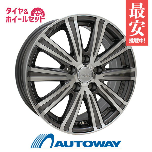 【P10倍！5/20 12:00-23:59】【取付対象】195/60R16 スタッドレスタイヤ タイヤホイールセット ZEETEX ジーテックス WP2000 スタッドレス + SMACK SPARROW 16x6.5 +38 114.3x5 GMP 【送料無料】 (195/60/16 195-60-16) 冬タイヤ 16インチ