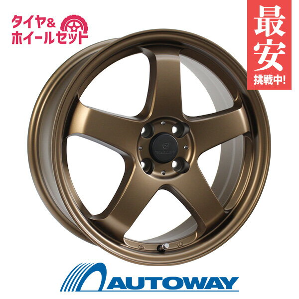 【P10倍！5/15限定】【取付対象】195/40R17 サマータイヤ タイヤホイールセット FINALIST FZ-S5 17x7.0 +45 100x4 MBR + 595 EVO 【送料無料】 (195/40/17 195-40-17 195/40-17) 夏タイヤ 17インチ