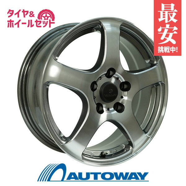 195/65R15 サマータイヤ タイヤホイールセット FINALIST FZ-S5 15x6.0 +45 100x5 DC + ENASAVE EC300+ 【送料無料】 (195/65/15 195-65-15 195/65-15) 夏タイヤ 15インチ