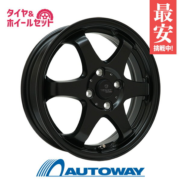 165/50R15 サマータイヤ タイヤホイールセット FINALIST FZ-S6 15x4.5 45 100x4 MBK + NS-2R TREAD120 【送料無料】 (165/50/15 165-50-15 165/50-15) 夏タイヤ 15インチ (TREAD120)