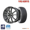 【取付対象】195/65R15 オールシーズンタイヤ タイヤホイールセット Verthandi PW-S10 15x6 +45 114.3x5 METALLIC...