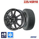 225/45R18 スタッドレスタイヤ タイヤホイールセット ZEETEX ジーテックス WH2000 スタッドレス + EMBELY S10 18x8.0 +42 114.3x5 GM 【送料無料】 (225/45/18 225-45-18) 冬タイヤ 18インチ【2025年製】