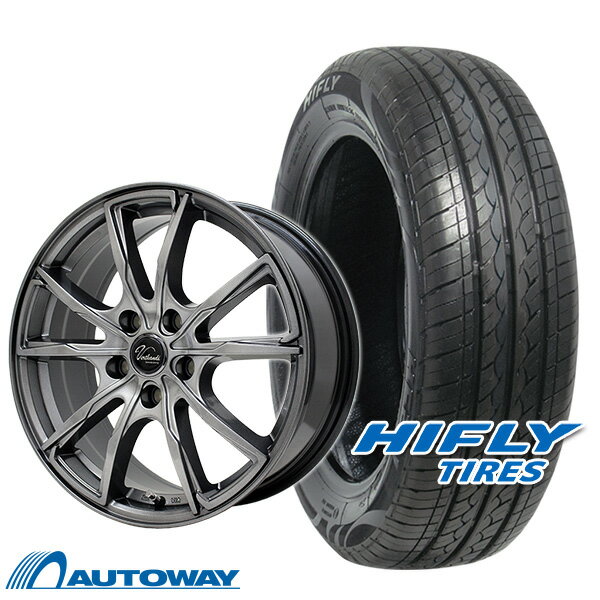 【P10倍！5/18 12:00-23:59】【取付対象】195/65R15 サマータイヤ タイヤホイールセット Verthandi PW-S10 15x6 +53 114.3x5 METALLIC GRAY + HF201 【送料無料】 (195/65/15 195-65-15 195/65-15) 夏タイヤ 15インチ 4本セット