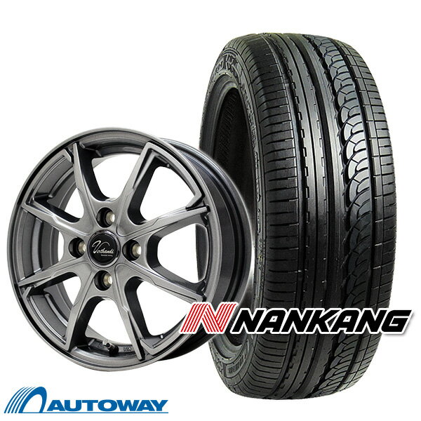 【取付対象】165/55R14 サマータイヤ タイヤホイールセット Verthandi PW-S8 14x4.5 +45 100x4 METALLIC GRAY + AS-1 【送料無料】 (165/55/14 165-55-14 165/55-14) 夏タイヤ 14インチ 4本セット