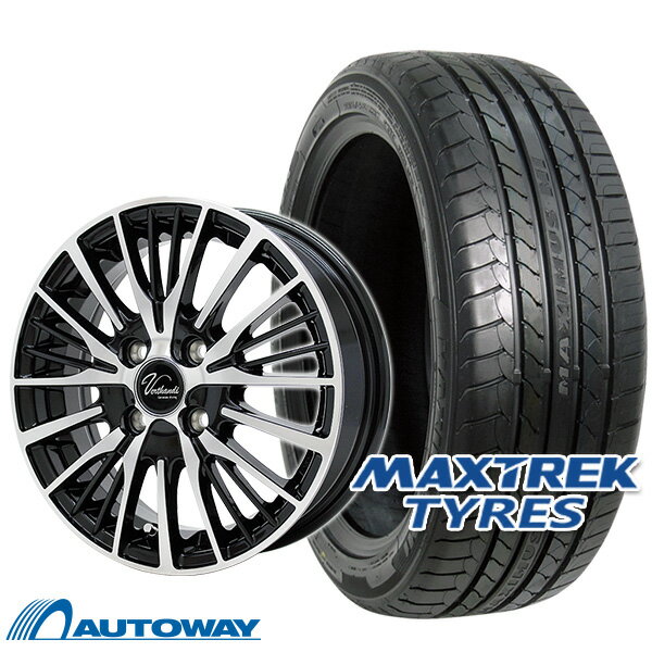 【P10倍！5/20 12:00-23:59】【取付対象】195/55R16 サマータイヤ タイヤホイールセット Verthandi YH-S25V 16x6.5 +45 100x4 BK/POLISH + MAXIMUS M1 【送料無料】 (195/55/16 195-55-16 195/55-16) 夏タイヤ 16インチ 4本セット