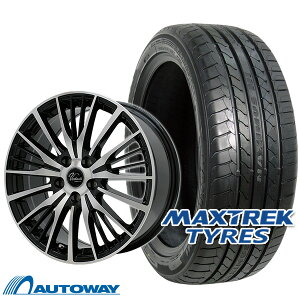 【P10倍！5/10限定】【取付対象】205/50R17 サマータイヤ タイヤホイールセット Verthandi YH-S25V 17x7 +48 114.3x5 BK/POLISH + MAXIMUS M1 【送料無料】 (205/50/17 205-50-17 205/50-17) 夏タイヤ 17インチ 4本セット