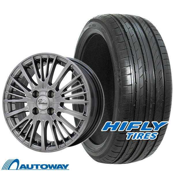 【取付対象】165/50R15 サマータイヤ タイヤホイールセット Verthandi YH-S25V 15x4.5 +45 100x4 METALLIC GRAY + HF805 【送料無料】 (165/50/15 165-50-15 165/50-15) 夏タイヤ 15インチ 4本セット