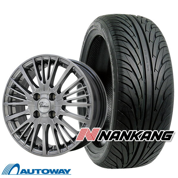 【P10倍！5/20 12:00-23:59】【取付対象】165/50R15 サマータイヤ タイヤホイールセット Verthandi YH-S25V 15x4.5 +45 100x4 METALLIC GRAY + NS-2 【送料無料】 (165/50/15 165-50-15 165/50-15) 夏タイヤ 15インチ 4本セット