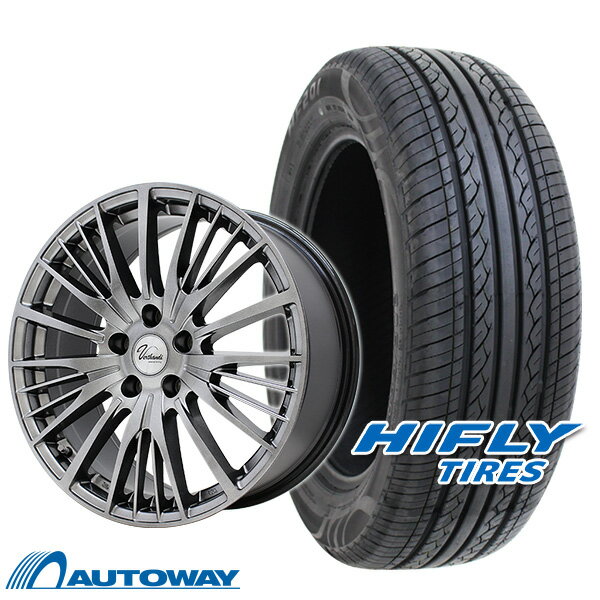 【P10倍！10/5限定】【取付対象】215/65R16 サマータイヤ タイヤホイールセット Verthandi YH-S25V 16x6.5 +38 114.3x5 METALLIC GRAY + HF201 【送料無料】 (215/65/16 215-65-16 215/65-16) 夏タイヤ 16インチ 4本セット