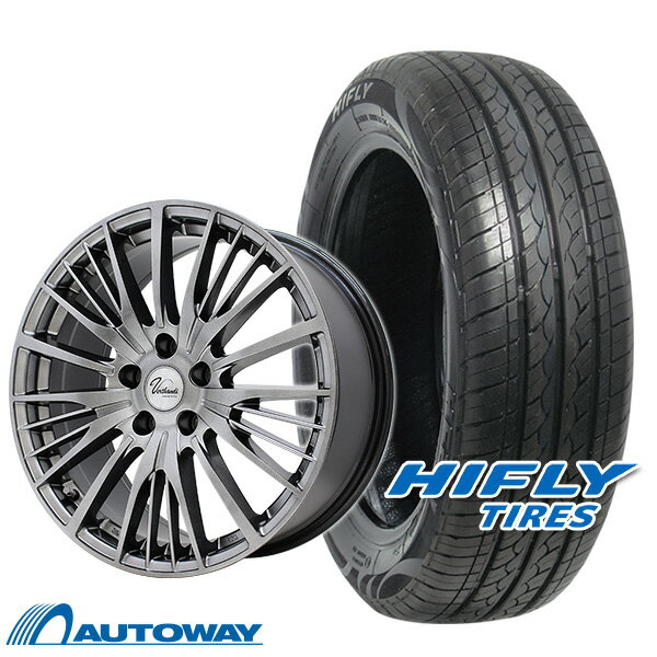 【P10倍！5/15限定】【取付対象】195/65R15 サマータイヤ タイヤホイールセット Verthandi YH-S25V 15x6 +50 114.3x5 METALLIC GRAY + HF201 【送料無料】 (195/65/15 195-65-15 195/65-15) 夏タイヤ 15インチ 4本セット