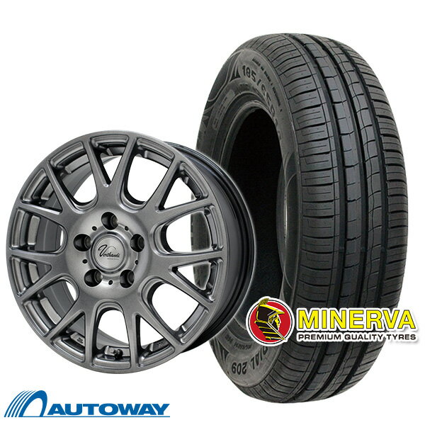 【P10倍！6/1限定】【取付対象】195/65R15 サマータイヤ タイヤホイールセット Verthandi YH-M7V 15x6 +50 114.3x5 METALLIC GRAY + 209 【送料無料】 (195/65/15 195-65-15 195/65-15) 夏タイヤ 15インチ 4本セット