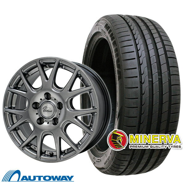 【P10倍！5/15限定】【取付対象】215/55R17 サマータイヤ タイヤホイールセット Verthandi YH-M7V 17x7 +38 114.3x5 METALLIC GRAY + F205 【送料無料】 (215/55/17 215-55-17 215/55-17) 夏タイヤ 17インチ 4本セット