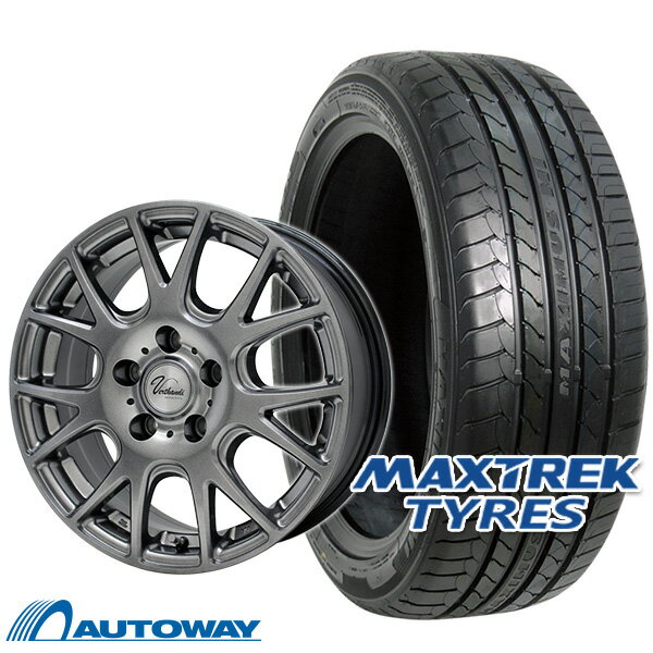 【P10倍！5/20 12:00-23:59】【取付対象】225/60R17 サマータイヤ タイヤホイールセット Verthandi YH-M7V 17x7 +38 114.3x5 METALLIC GRAY + MAXIMUS M1 【送料無料】 (225/60/17 225-60-17 225/60-17) 夏タイヤ 17インチ 4本セット