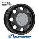 【P10倍！5/9 20:00～】【4枚セット】 LUMACA MODEL-2 15x4.5 45 100x4 BLACK インチサイズ：15インチ リム幅：4.5 インセット：+45