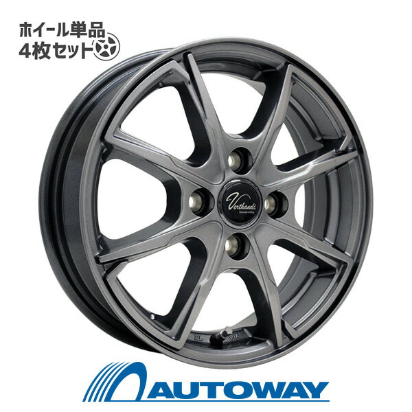 【P10倍！5/15限定】【4枚セット】 Verthandi PW-S8 14x4.5 +45 100x4 METALLIC GRAY インチサイズ：14インチ リム幅：4.5 インセット：+45