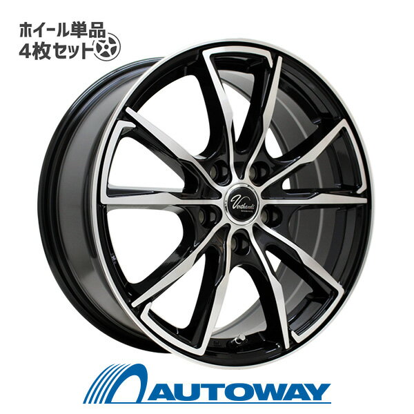 【P10倍！5/15限定】【4枚セット】 Verthandi PW-S10 15x6.0 +53 114.3x5 BK/POLISH インチサイズ：15インチ リム幅：6.0 インセット：+53