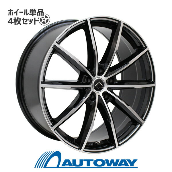 【P10倍！5/15限定】【4枚セット】 LUXALES PW-X2 19x8.0 +48 114.3x5 BK&P/MILLING インチサイズ：19インチ リム幅：8.0 インセット：+48