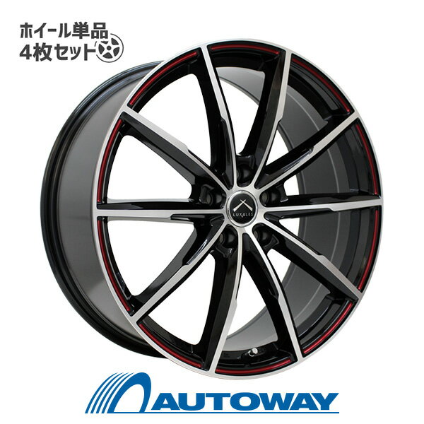 【P10倍！5/15限定】【4枚セット】 LUXALES PW-X2 20x8.5 +48 114.3x5 BK&P/R.MILLING インチサイズ：20インチ リム幅：8.5 インセット：+48