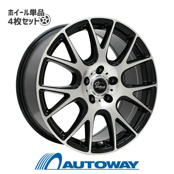 【P10倍！5/23 20:00-23:59】【4枚セット】 Verthandi YH-M7V 16x6.5 +45 100x5 BK/POLISH インチサイズ：16インチ リム幅：6.5 インセット：+45