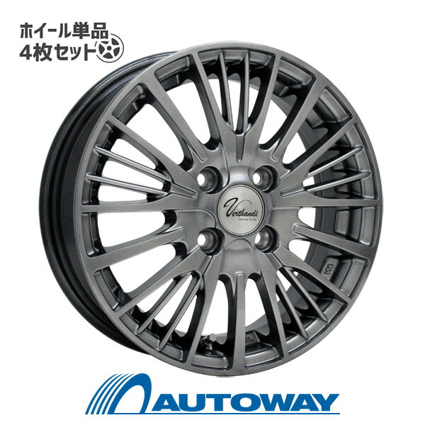 【P10倍！5/15限定】【4枚セット】 Verthandi YH-S25V 12x4.0 +42 100x4 METALLIC GRAY インチサイズ：12インチ リム幅：4.0 インセット：+42