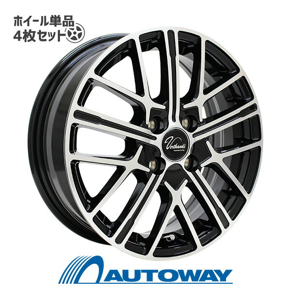 【P10倍！5/23 20:00-23:59】【4枚セット】 Verthandi YH-S15V 15x4.5 +45 100x4 BK/POLISH インチサイズ：15インチ リム幅：4.5 インセット：+45