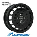 【P10倍!6/5】【4枚セット】 LUMACA MODEL-3 14x4.5 +43 100x4 BLACK インチサイズ:14インチ リム幅:4.5 インセ...